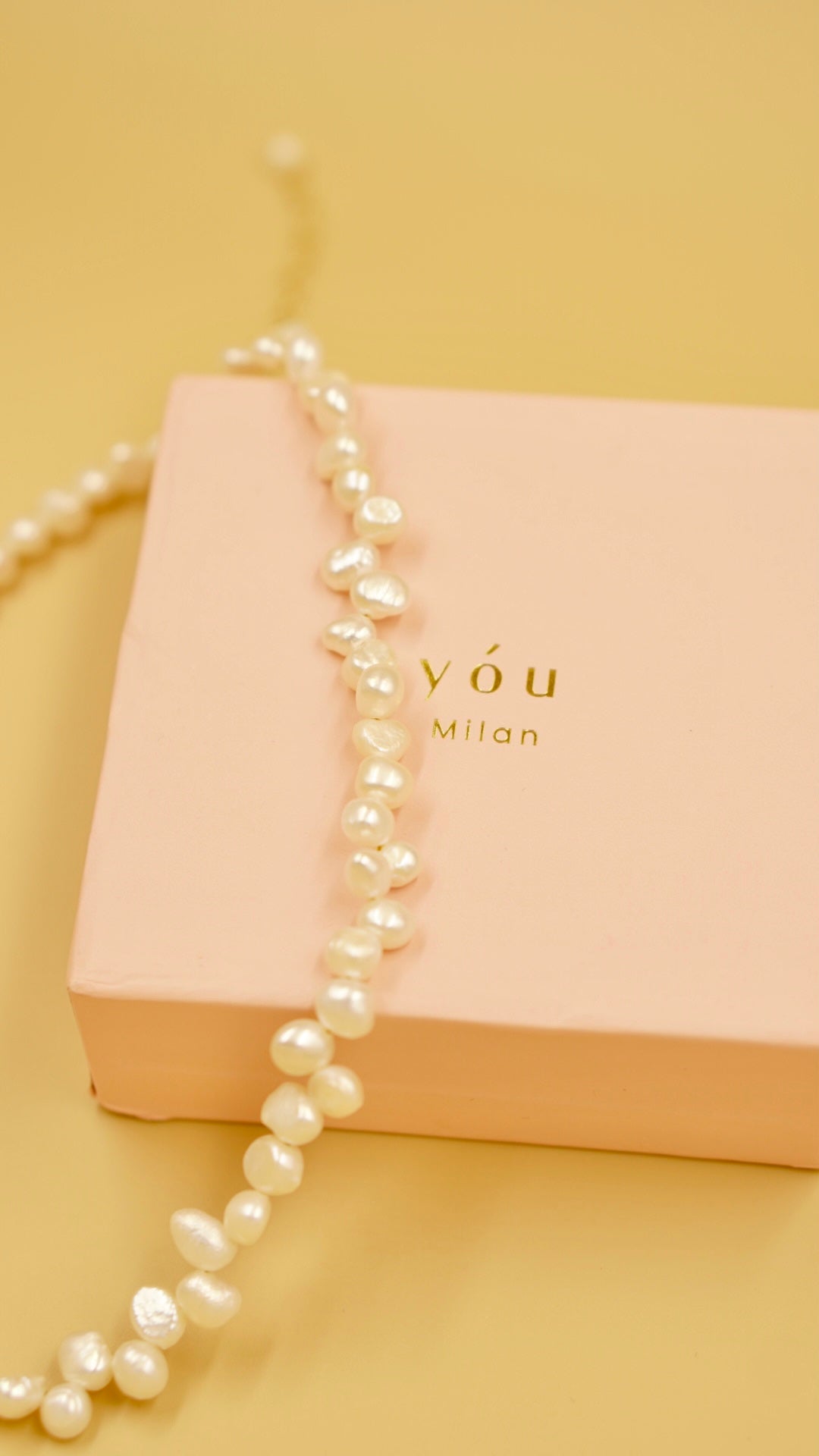 Olive branch Baroque Pearl Necklace
