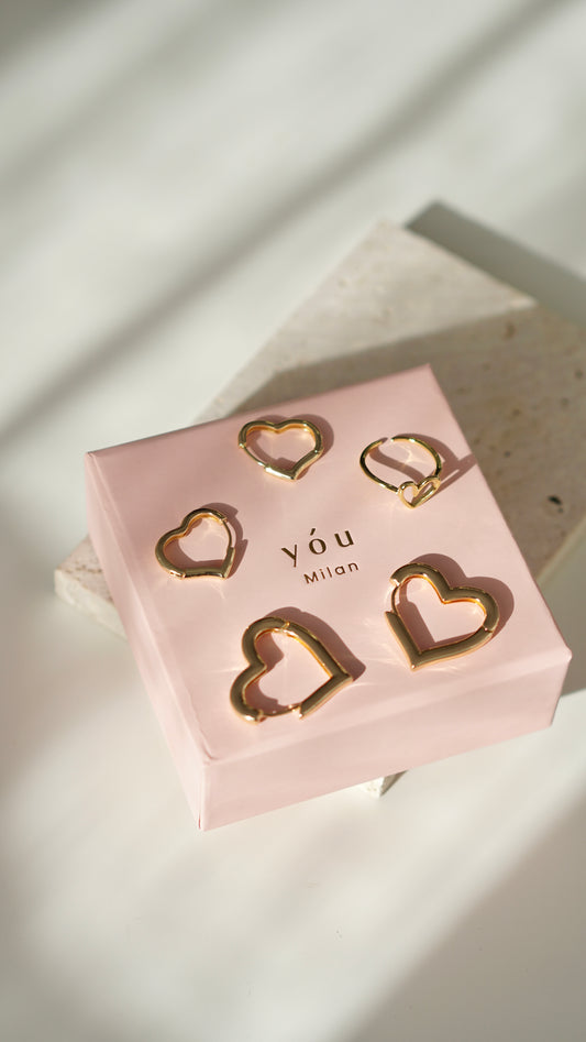 About love Huggie earrings