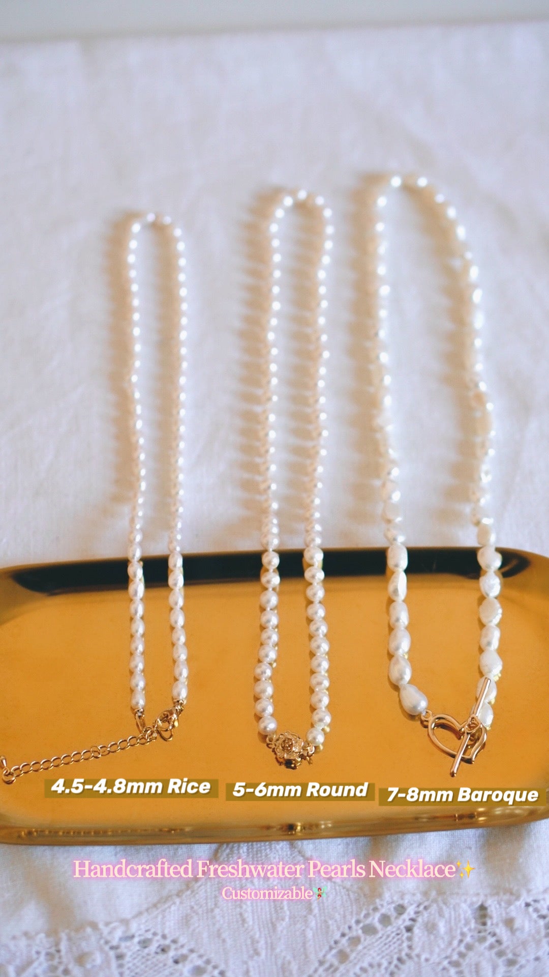Medium Seed Pearl Necklace