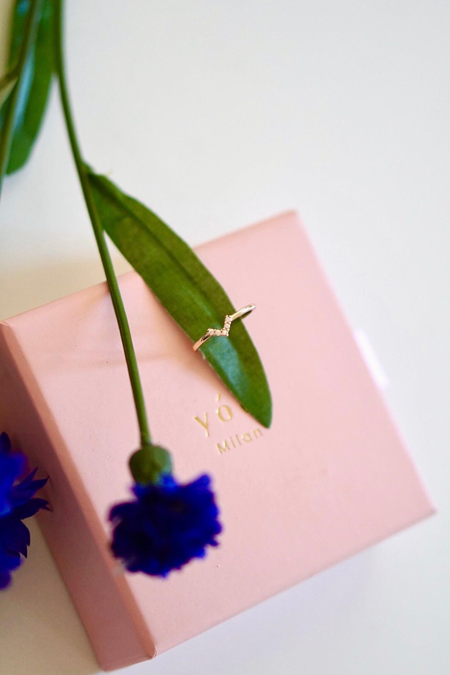 V Ring Charm