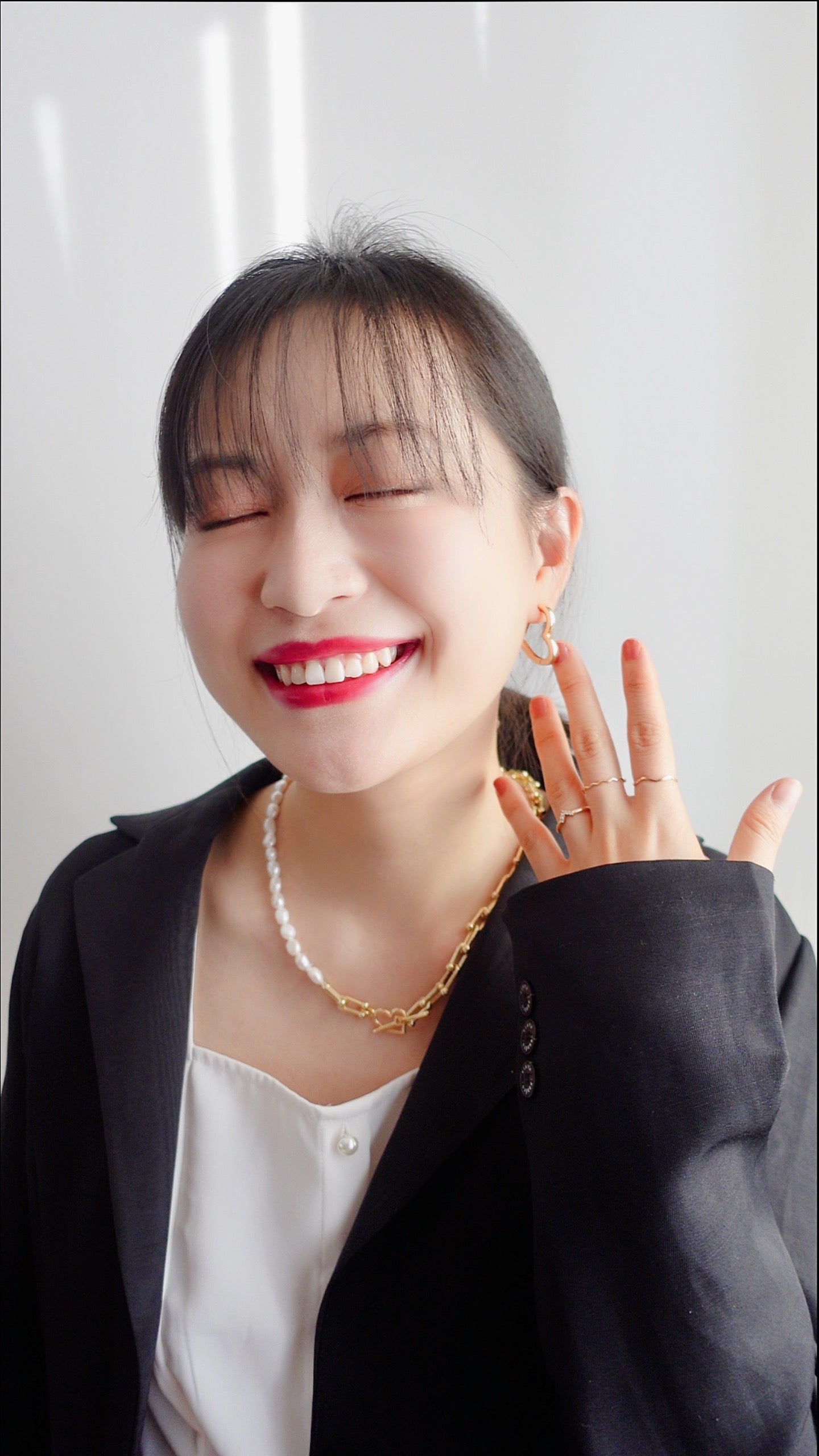 About love Huggie earrings
