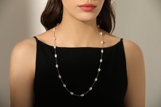 Northanger Abbey collana di perle di design