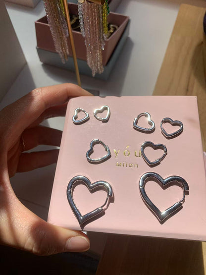 About love Huggie earrings