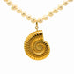 Golden Seashell Pendant