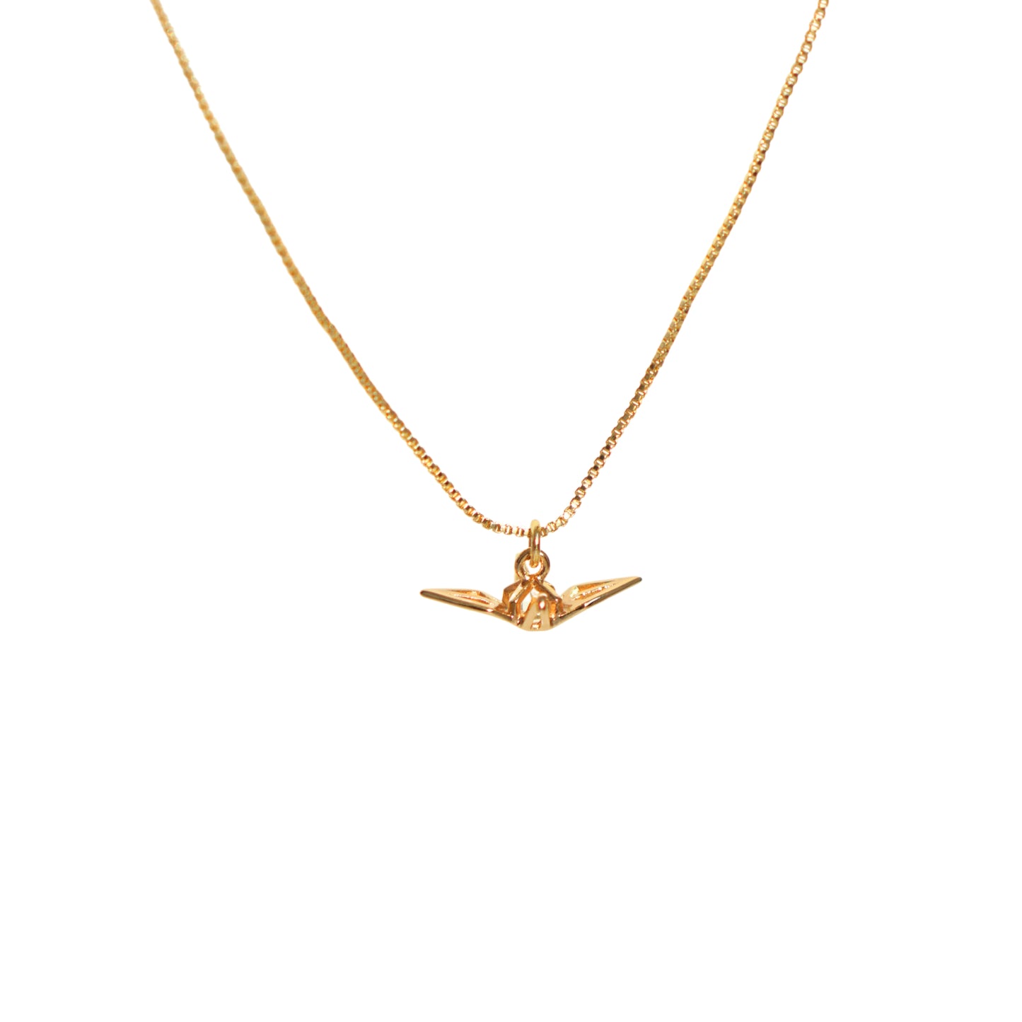 Francesca Golden Origami Necklace