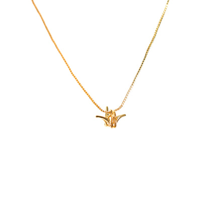 Francesca Golden Origami Necklace