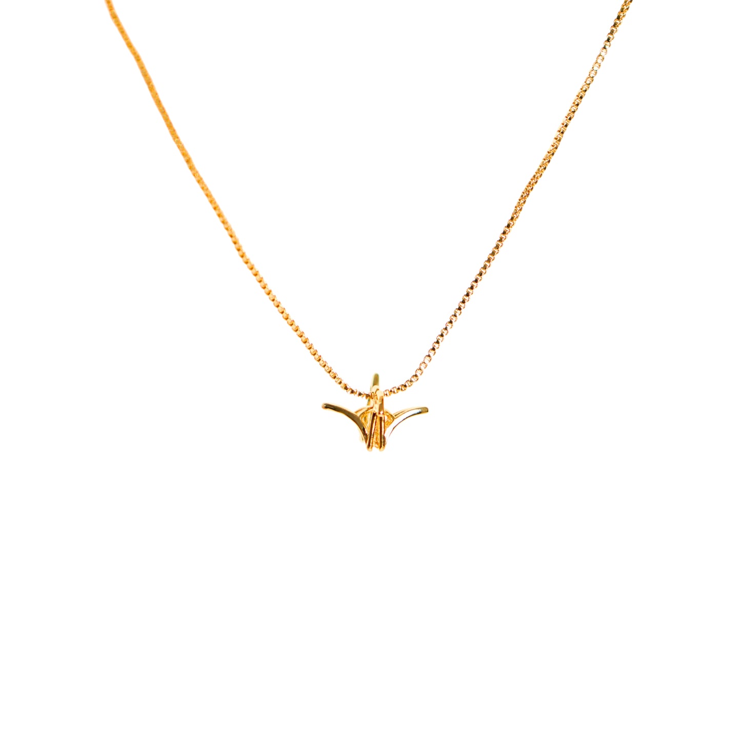Francesca Golden Origami Necklace