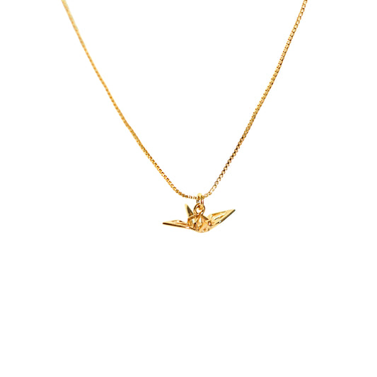 Francesca Golden Origami Necklace