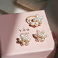 Bouquet of Pearls Stud Earrings