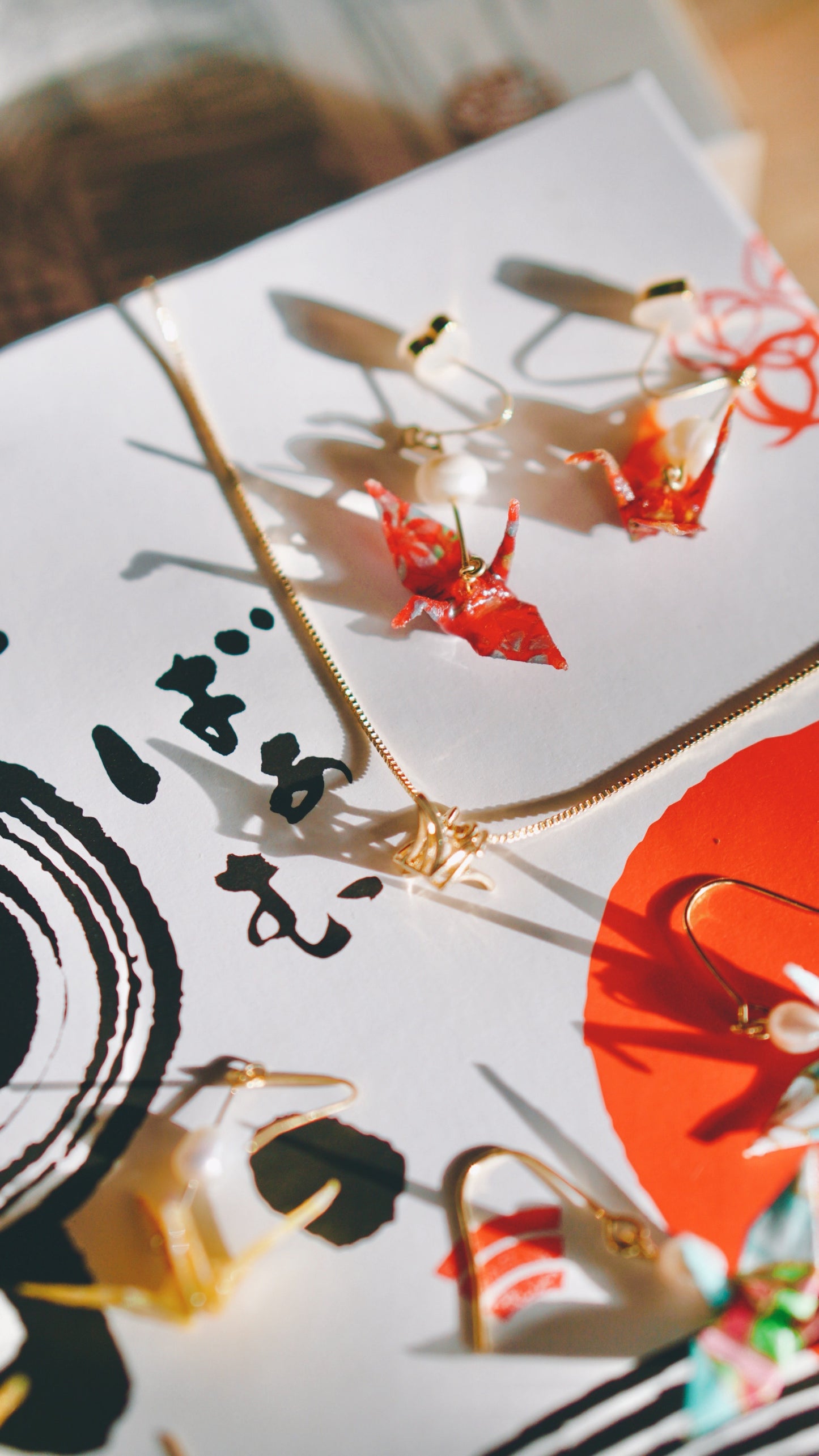 Francesca Golden Origami Necklace