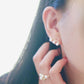 Pearl Line Dance Earrings