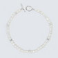 Baroque Pearl Choker with Wave Shaped T-Bar Closure
